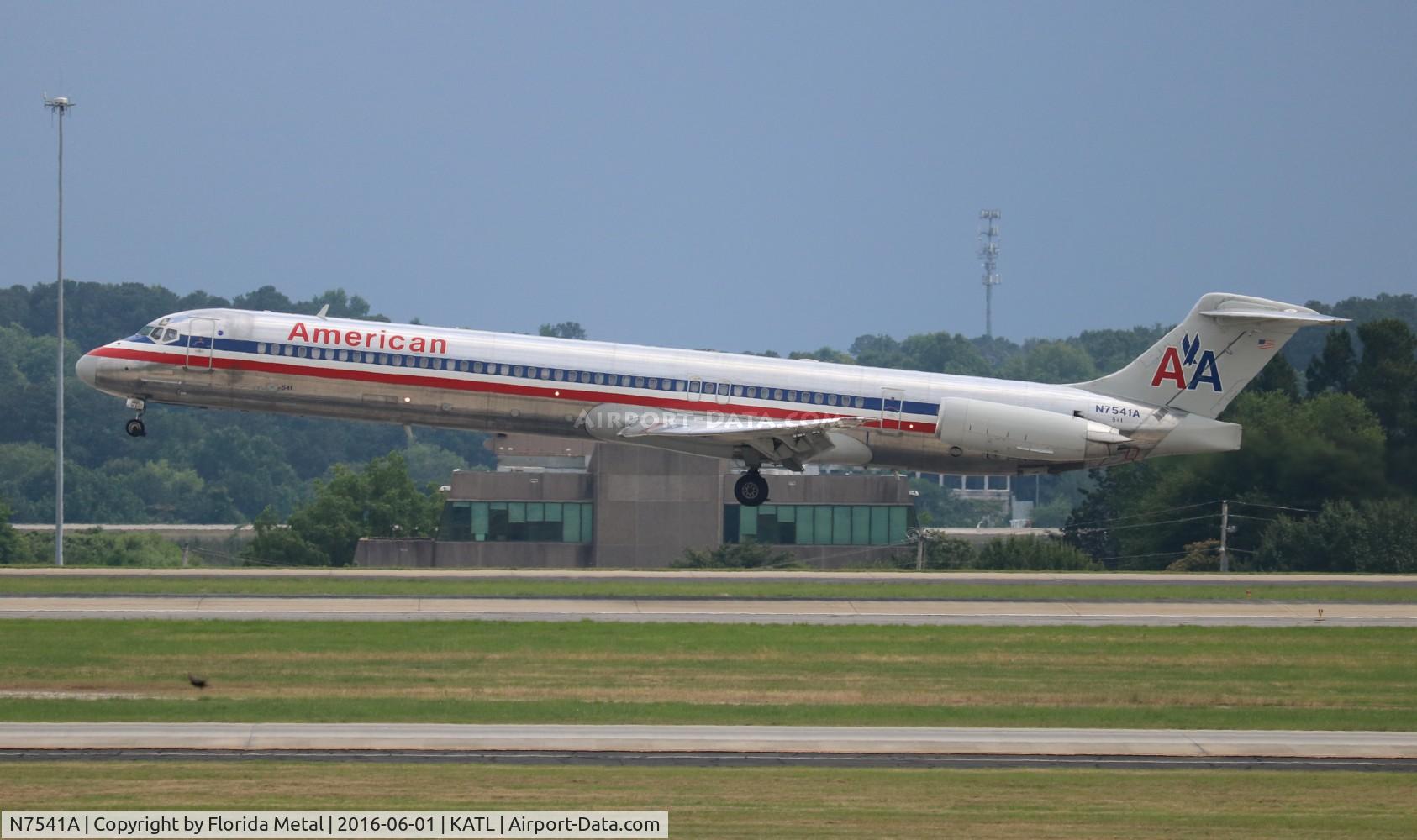 N7541A, 1990 McDonnell Douglas MD-82 (DC-9-82) C/N 49995, ATL spotting 2016