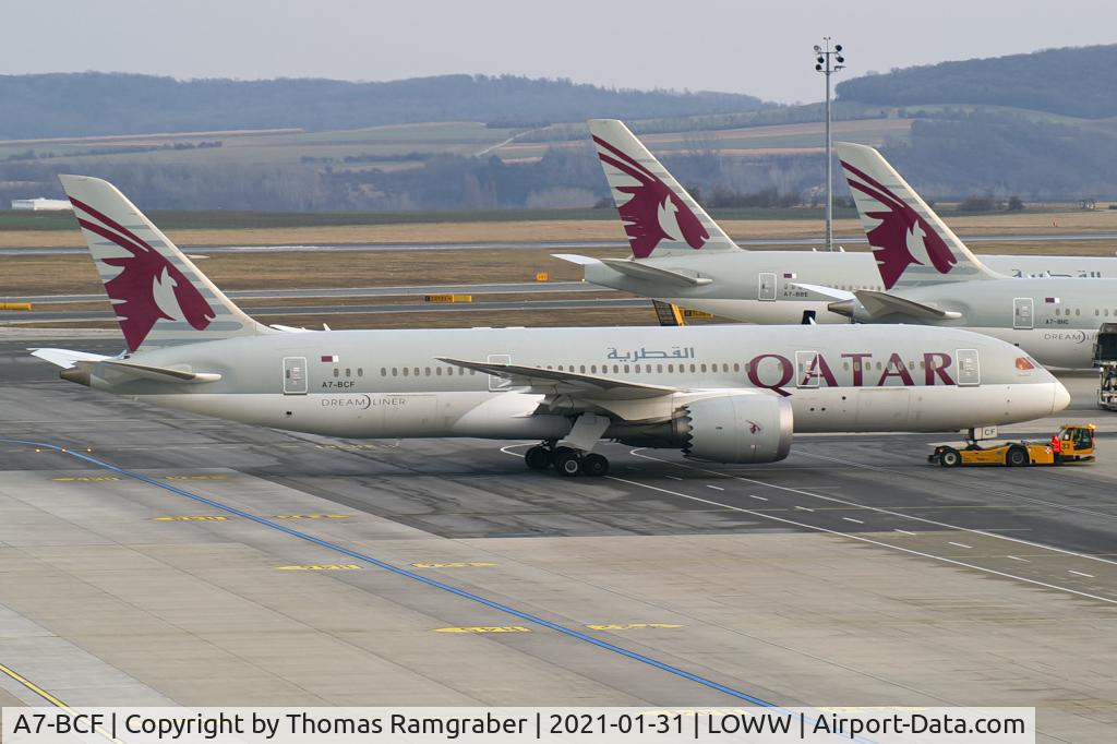 A7-BCF, 2013 Boeing 787-8 Dreamliner C/N 38324, Qatar Airways Boeing 787-8 Dreamliner