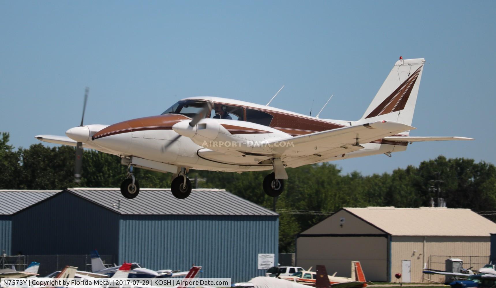 N7573Y, 1964 Piper PA-30 Twin Comanche Twin Comanche C/N 30-638, EAA OSH 2017