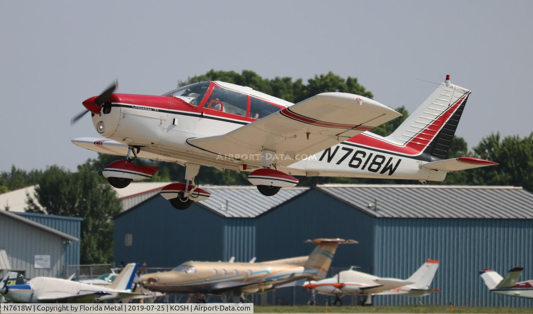 N7618W, 1964 Piper PA-28-180 C/N 28-1582, EAA OSH 2019