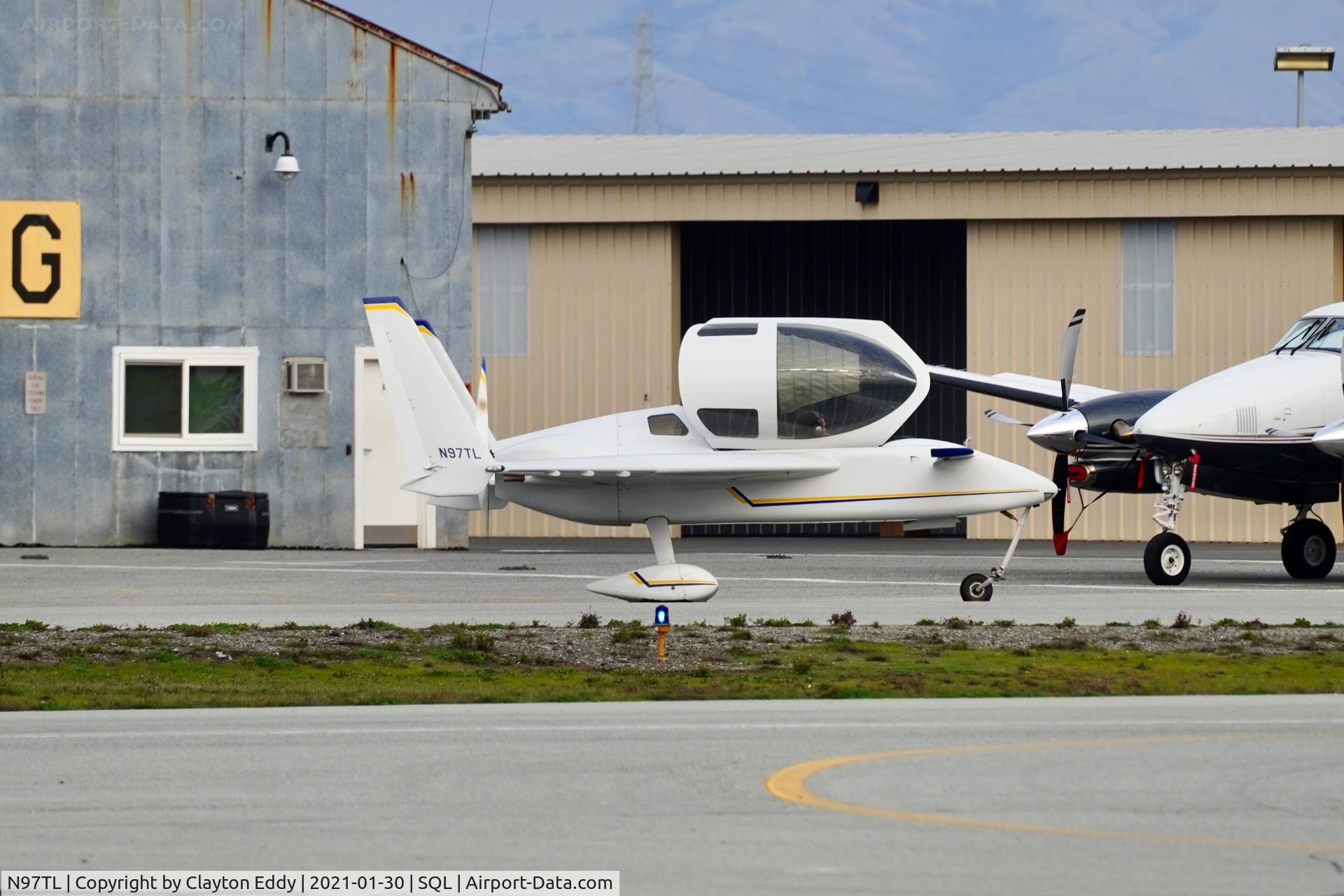 N97TL, 2006 Co-Z Cozy Mark IV C/N 997, San Carlos airport California 2021.