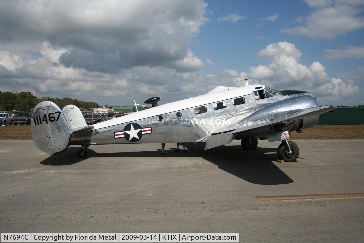 N7694C, 1951 Beech C-45G Expeditor C/N AF-24, TICO 2009