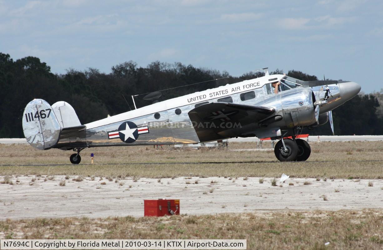 N7694C, 1951 Beech C-45G Expeditor C/N AF-24, TICO 2010