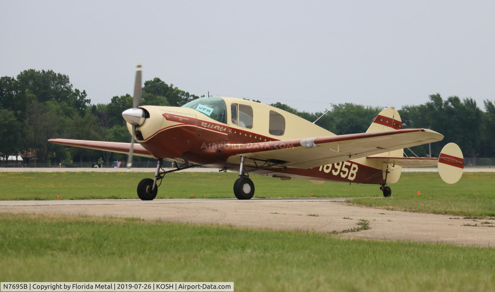 N7695B, 1958 Bellanca 14-19-2 Cruisair Senior C/N 4046, EAA OSH 2019