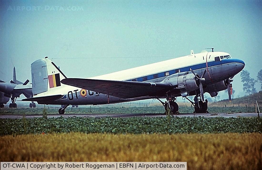 OT-CWA, 1944 Douglas Douglas C-47B-10-DK Skytrain C/N 26501/15056, OPEN DAY.1970's.OT CWA.