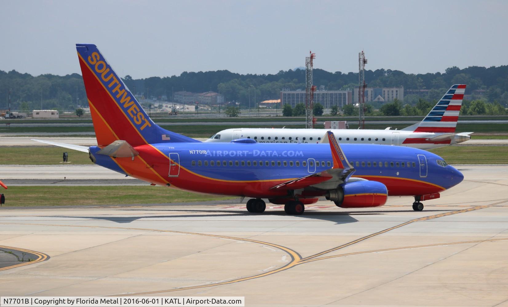 N7701B, 2004 Boeing 737-76N C/N 32681, ATL spotting 2016
