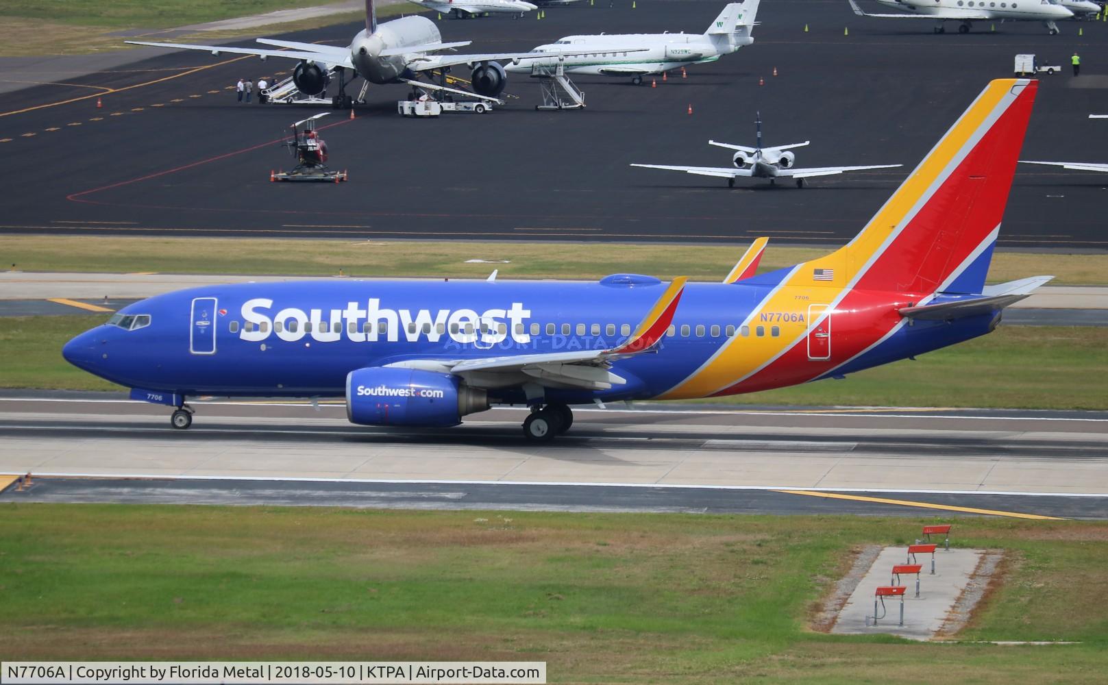 N7706A, 2004 Boeing 737-76N C/N 32661, TPA spotting 2018
