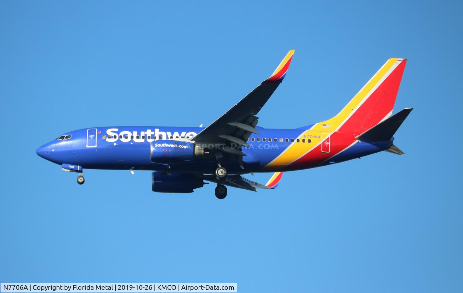N7706A, 2004 Boeing 737-76N C/N 32661, MCO spotting 2019