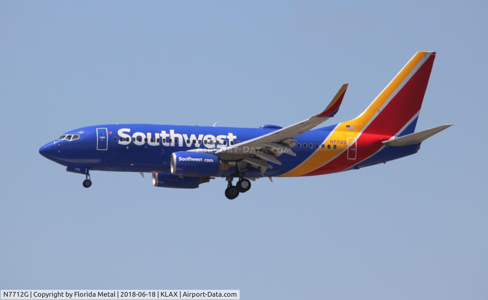 N7712G, 2005 Boeing 737-76N C/N 32660, LAX spotting 2018