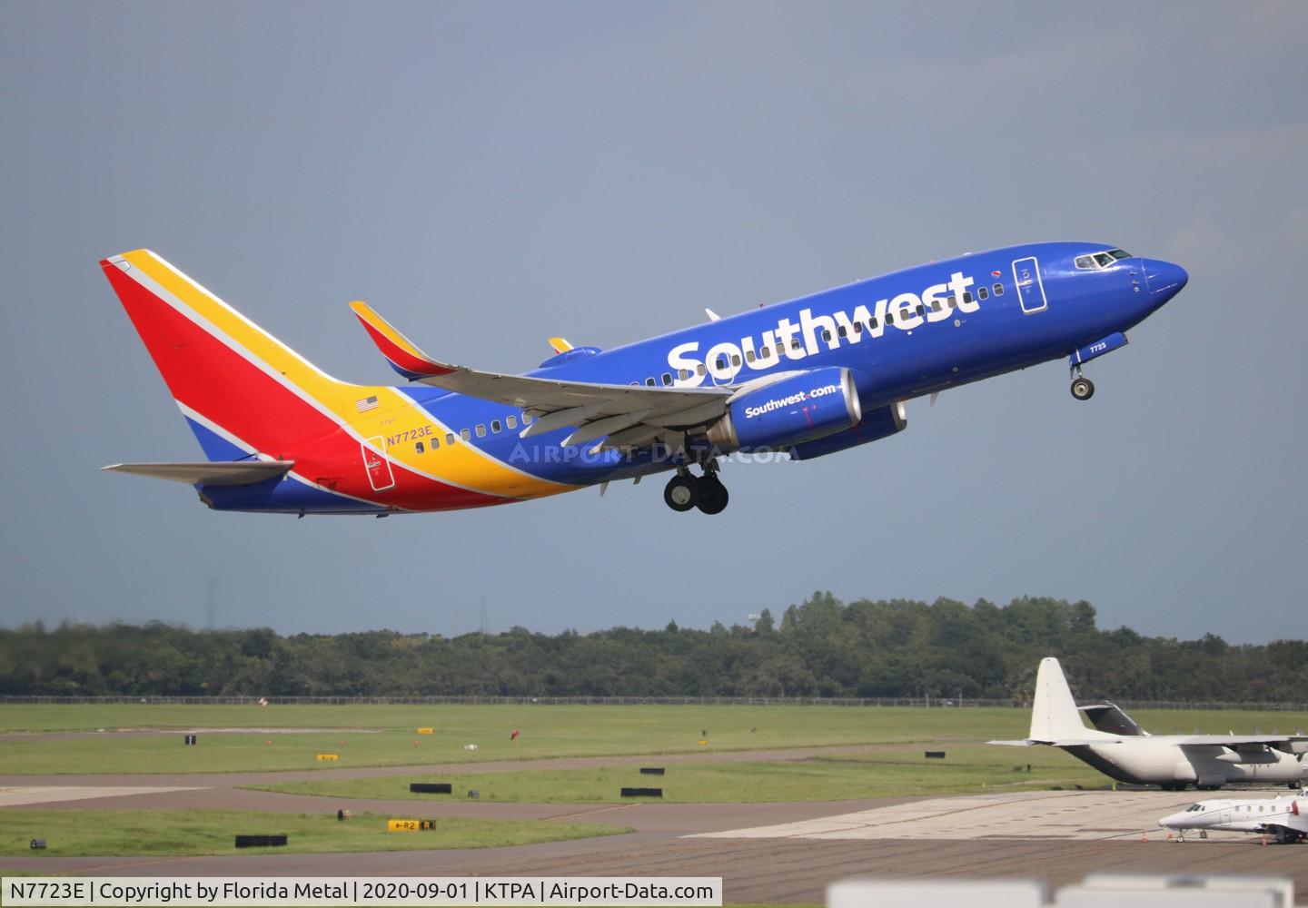 N7723E, 2006 Boeing 737-76N C/N 32670, TPA spotting 2020