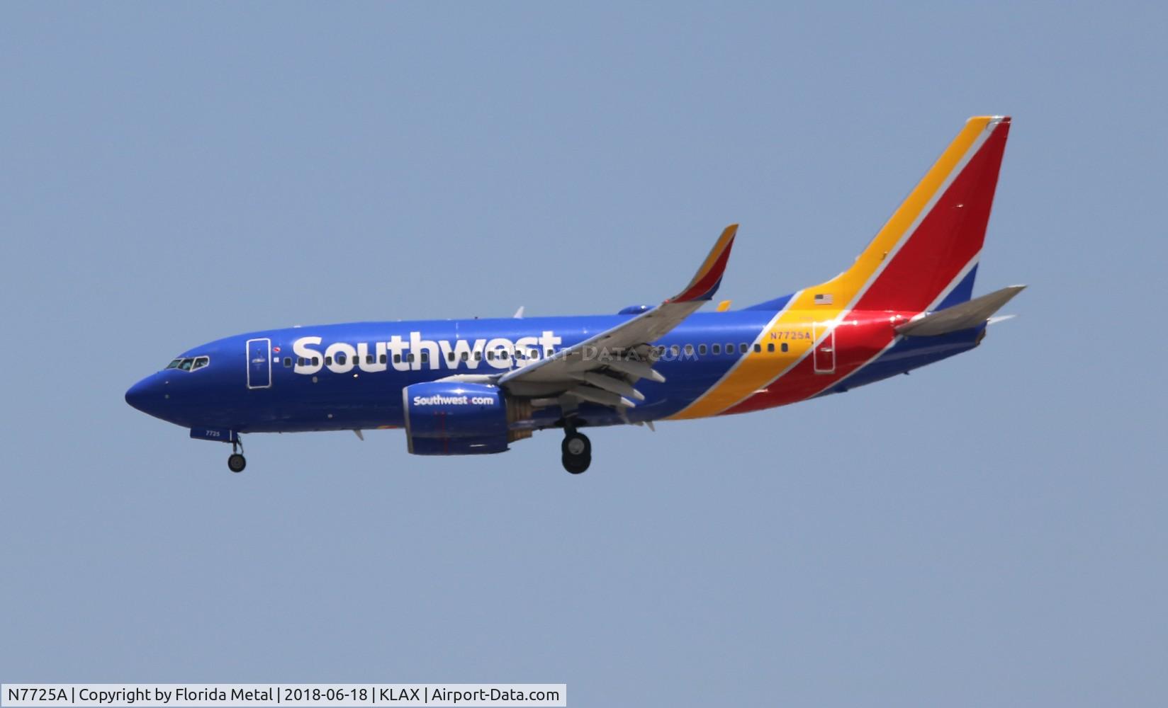 N7725A, 2006 Boeing 737-76N C/N 32671, LAX spotting 2018