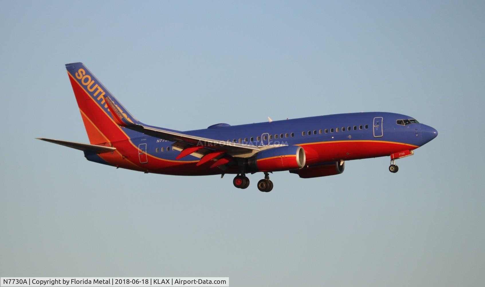 N7730A, 2006 Boeing 737-7BD C/N 33926, LAX spotting 2018
