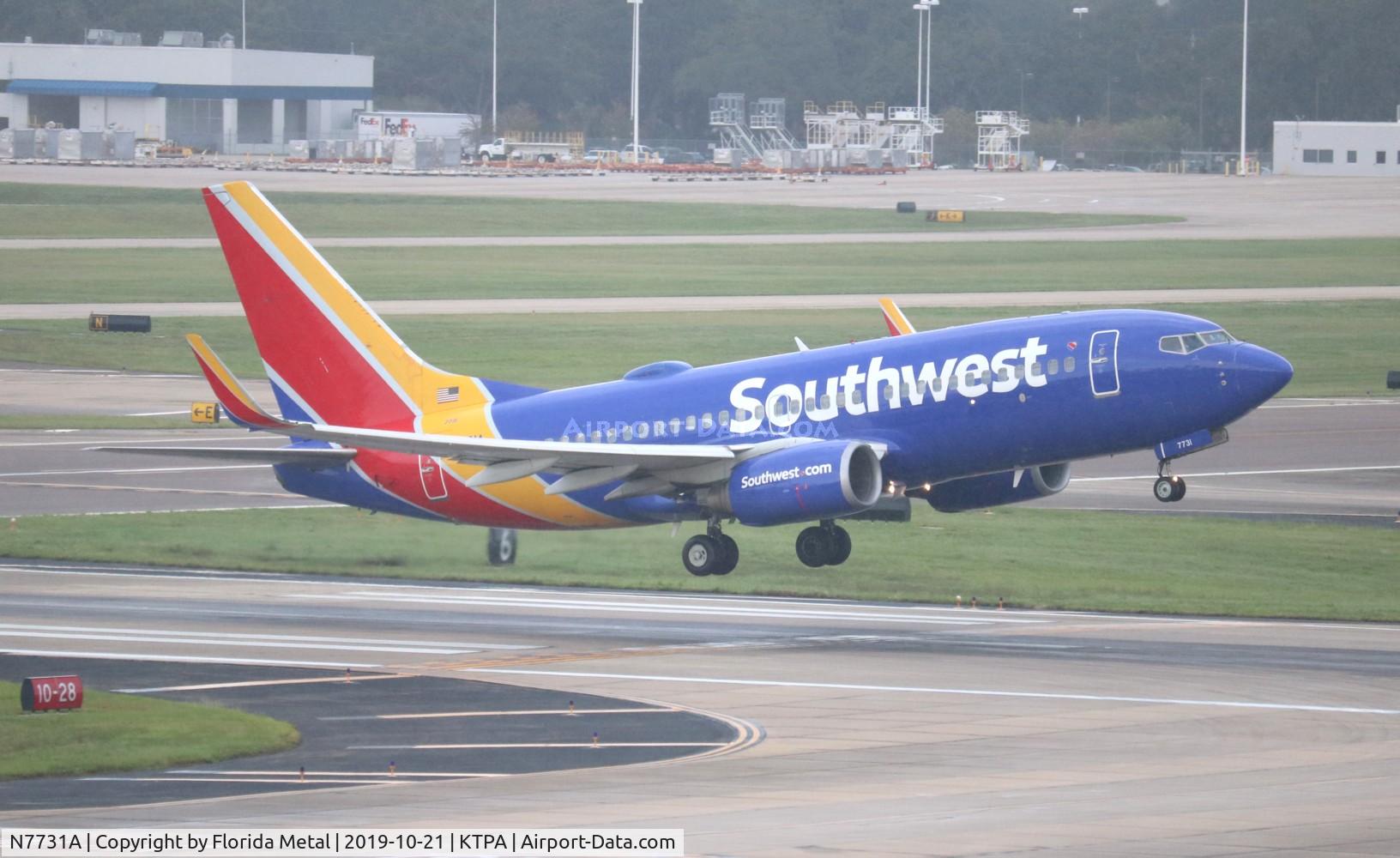 N7731A, 2006 Boeing 737-76N C/N 32677, TPA spotting 2019