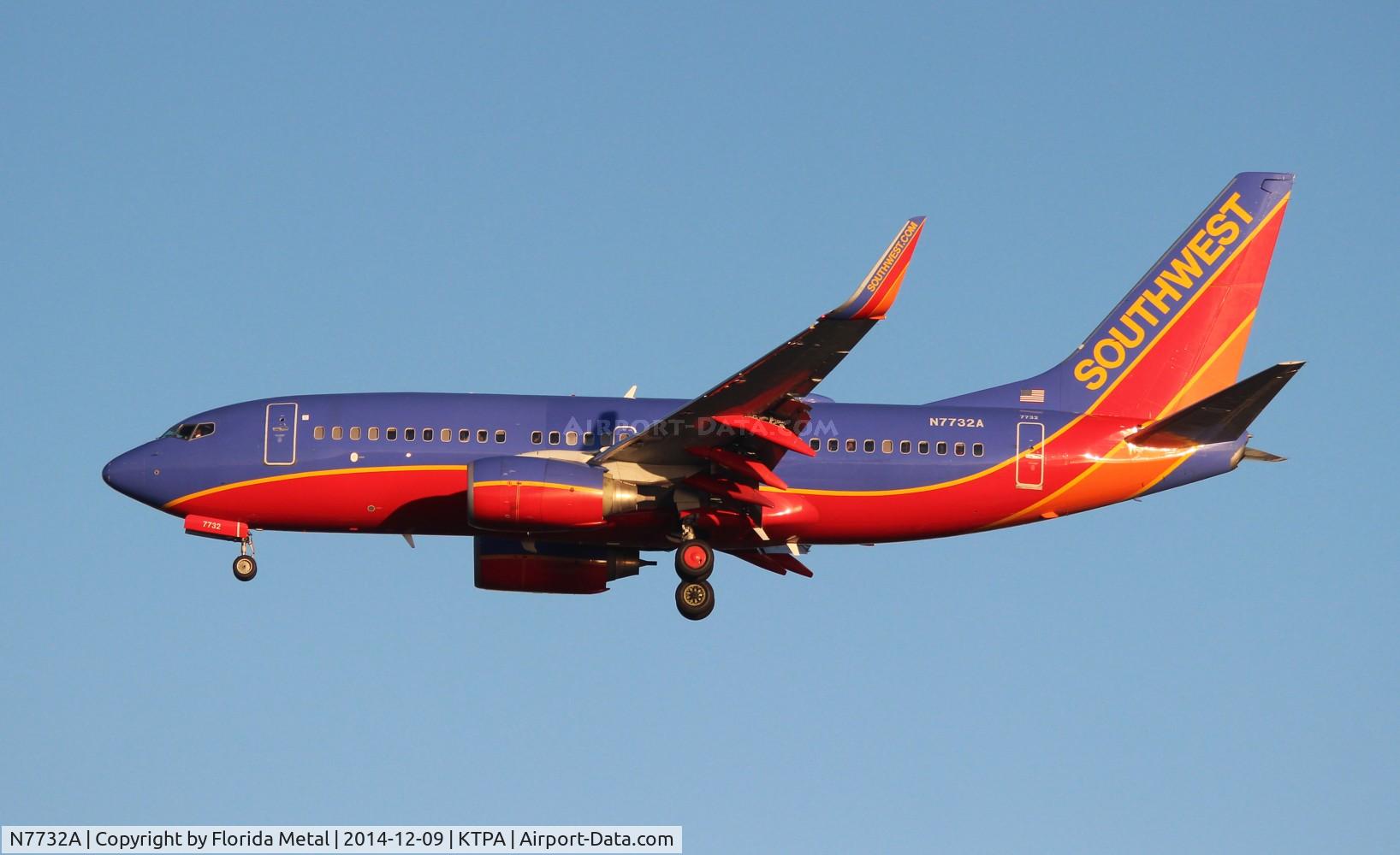 N7732A, 2006 Boeing 737-7BD C/N 34861, TPA spotting 2014