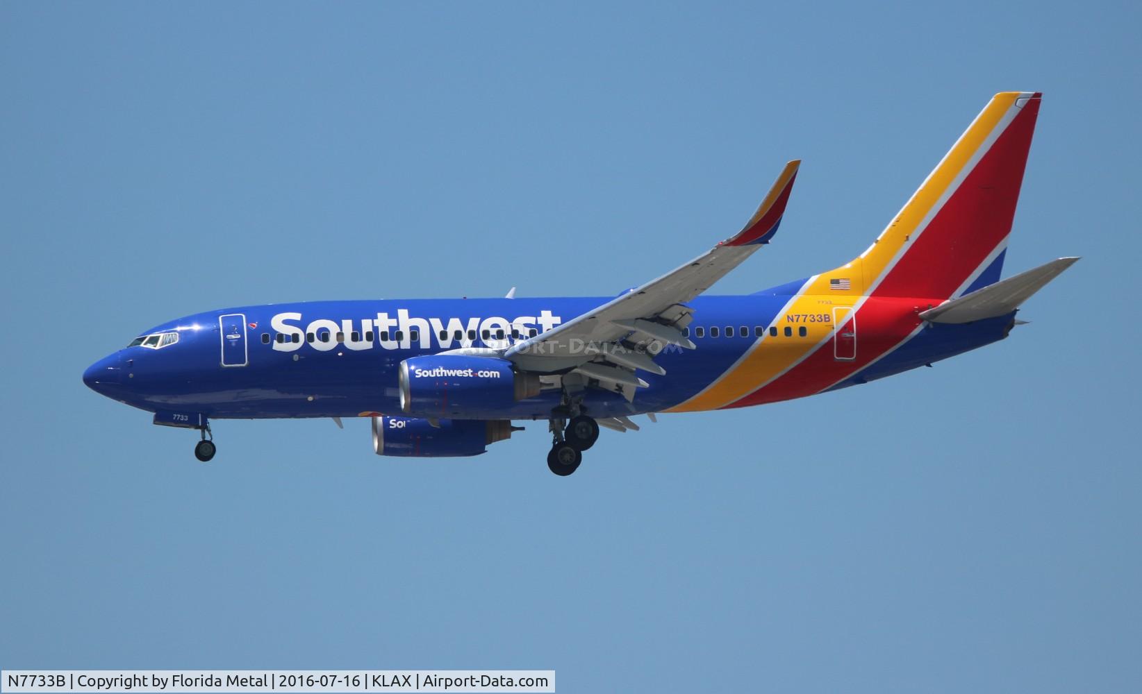 N7733B, 2006 Boeing 737-76N C/N 32678, LAX spotting 2016