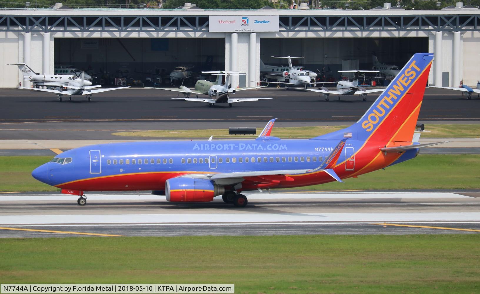 N7744A, 2007 Boeing 737-7BD C/N 33931, TPA spotting 2018
