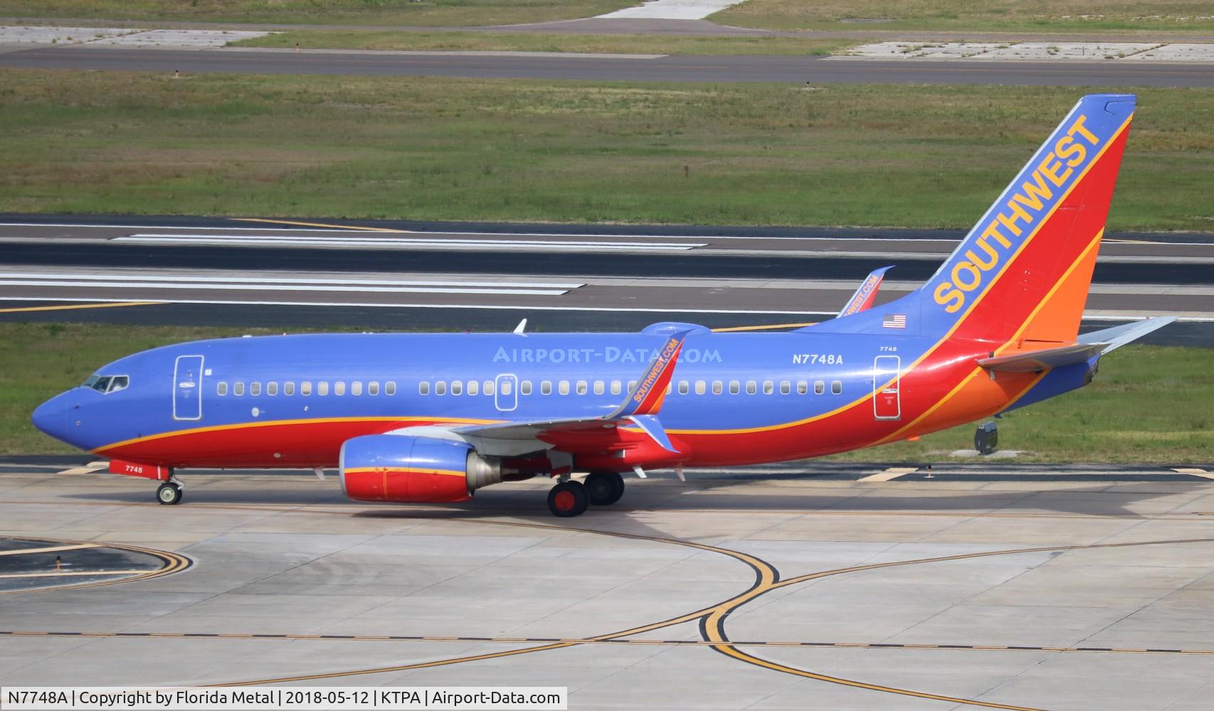 N7748A, 2007 Boeing 737-7BD C/N 36399, TPA spotting 2018