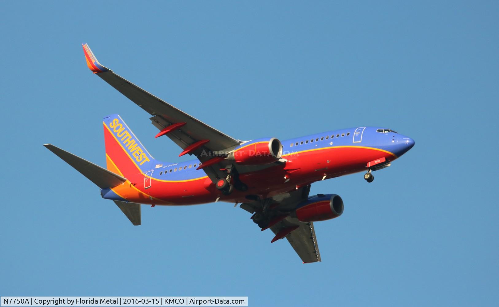 N7750A, 2008 Boeing 737-7BD C/N 36716, MCO spotting 2016