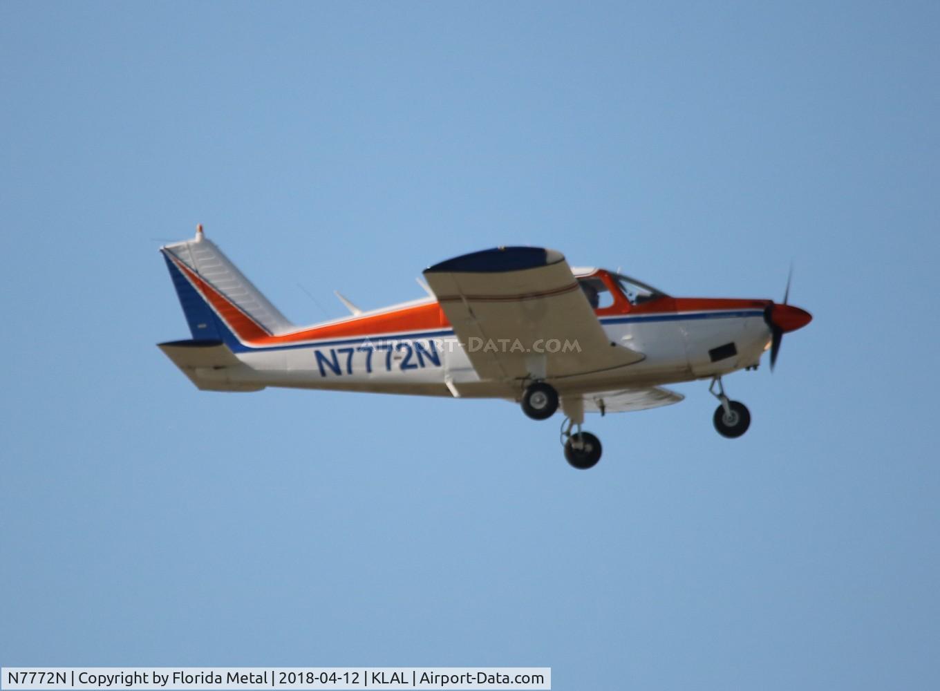 N7772N, 1968 Piper PA-28-180 C/N 28-5219, SNF LAL 2018