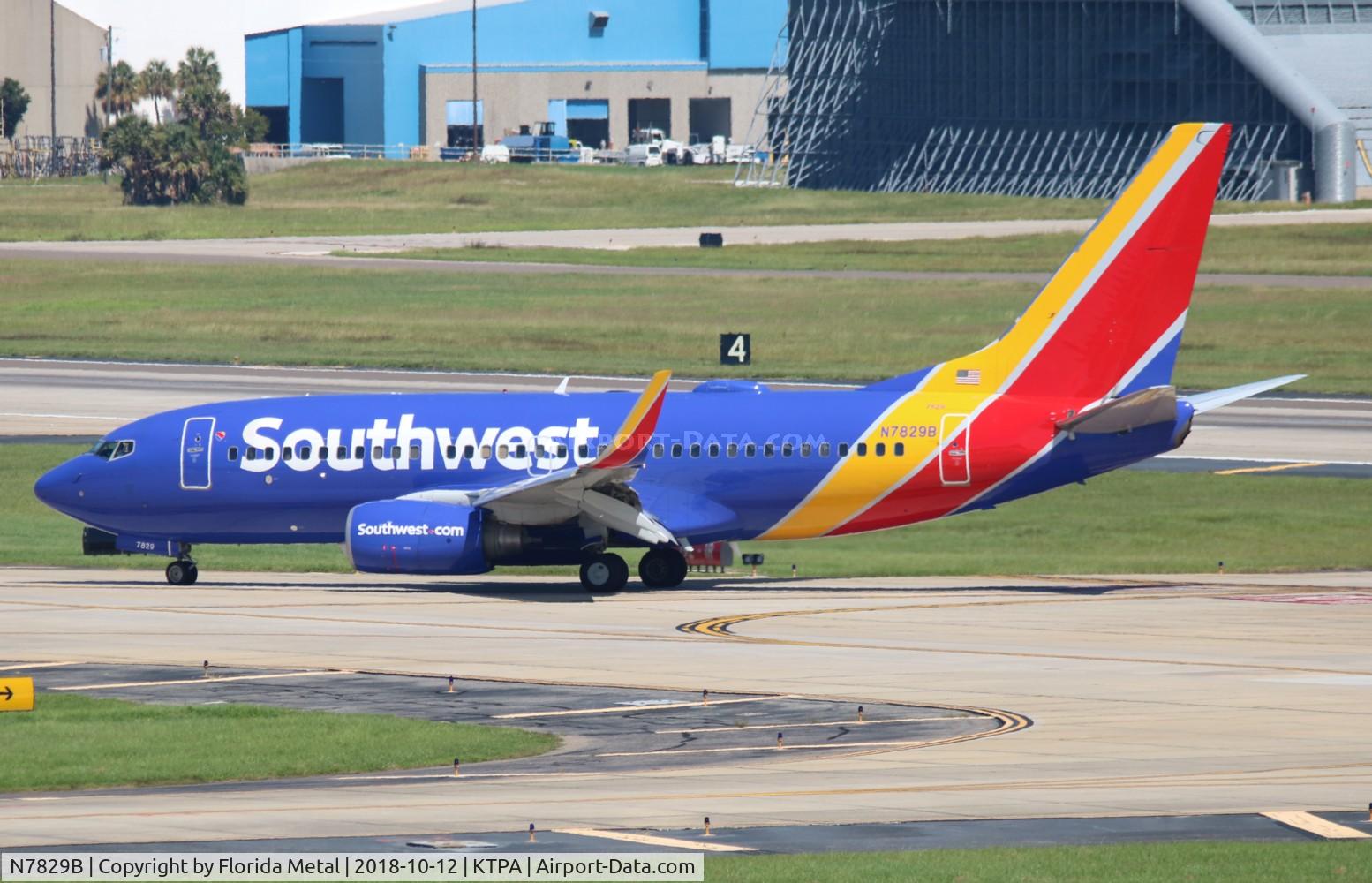 N7829B, 2003 Boeing 737-7CT C/N 32751, TPA spotting 2018