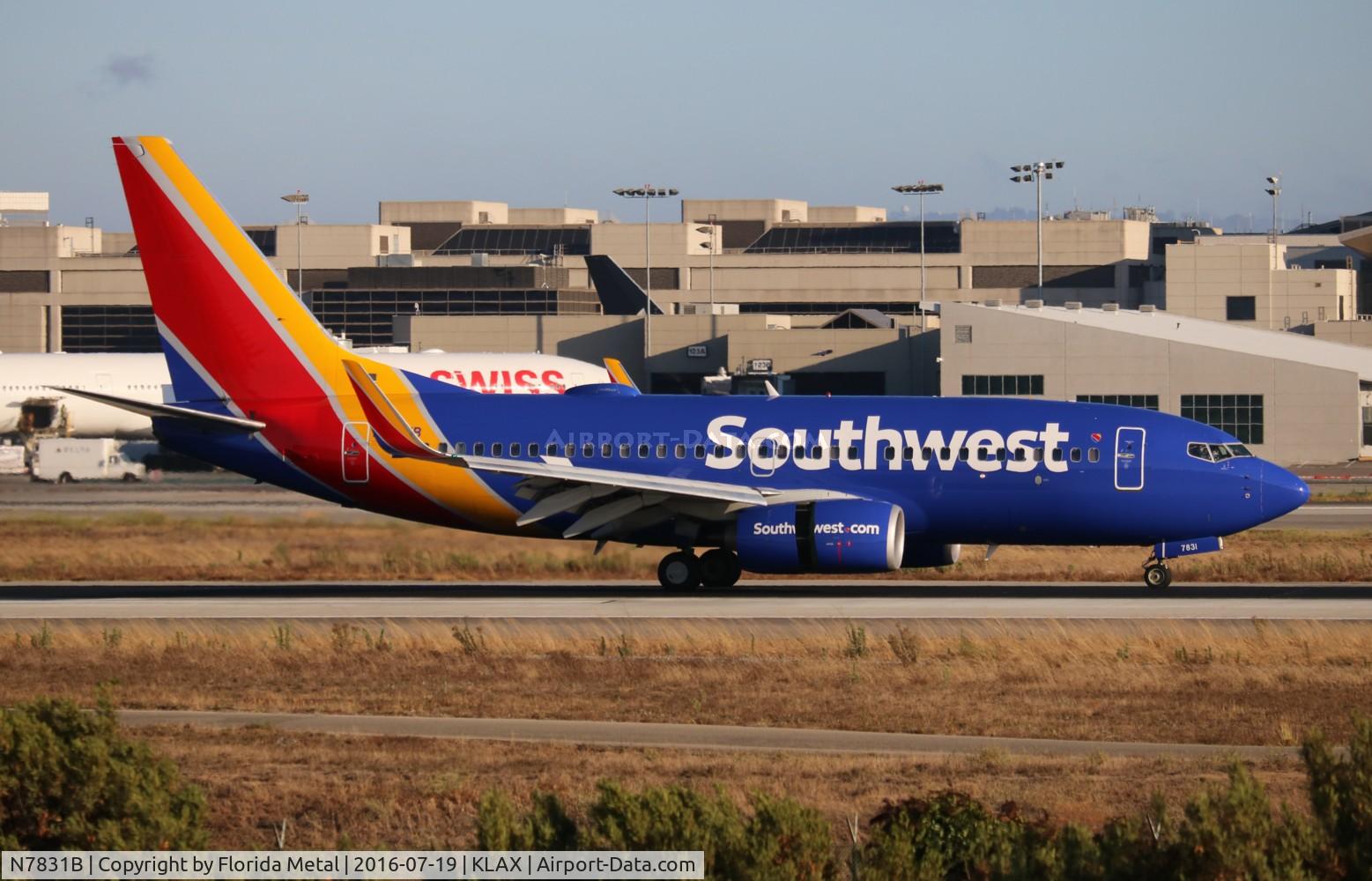 N7831B, 2003 Boeing 737-7CT C/N 32752, LAX spotting 2016