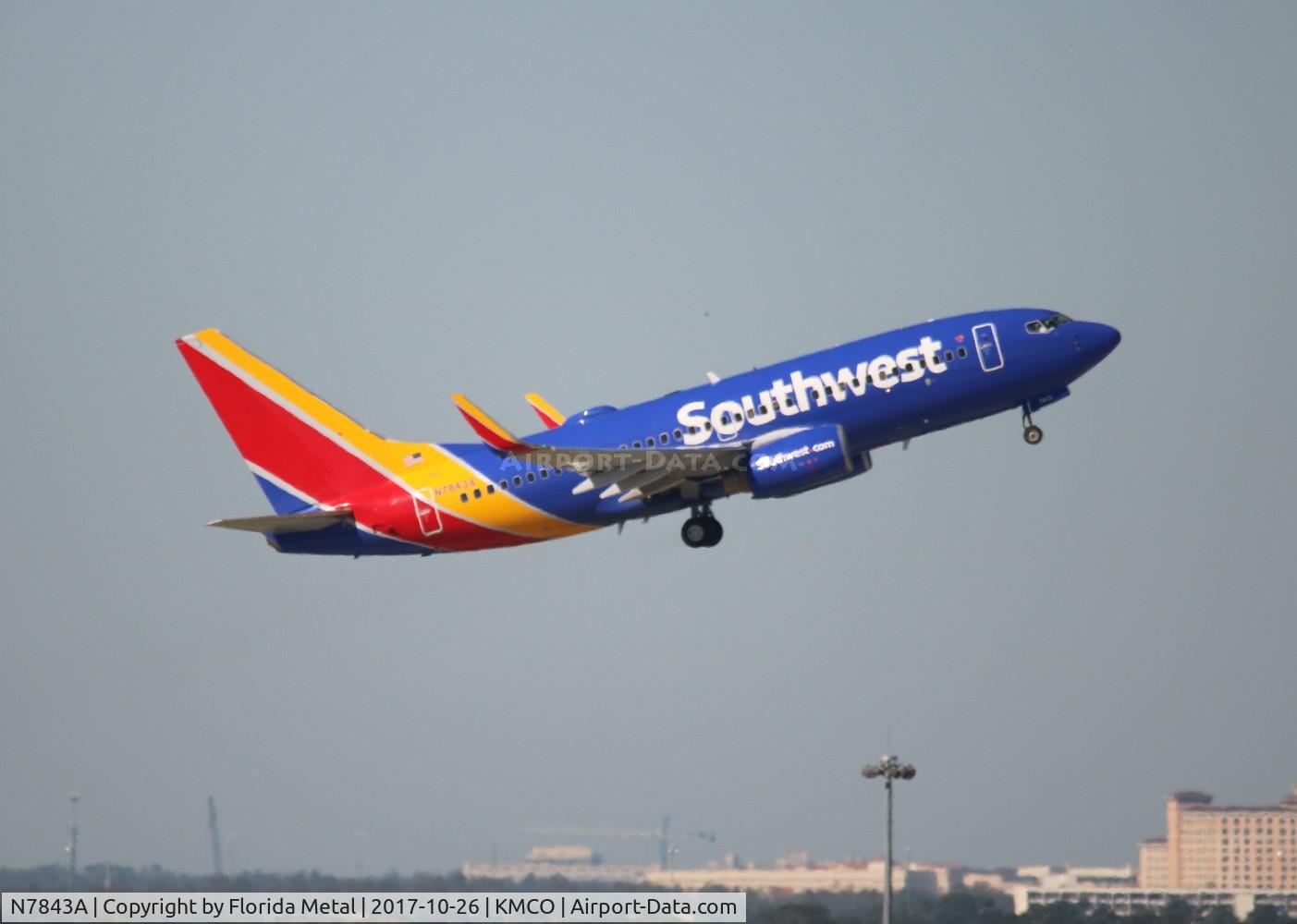 N7843A, 2006 Boeing 737-752 C/N 35786, MCO spotting 2017