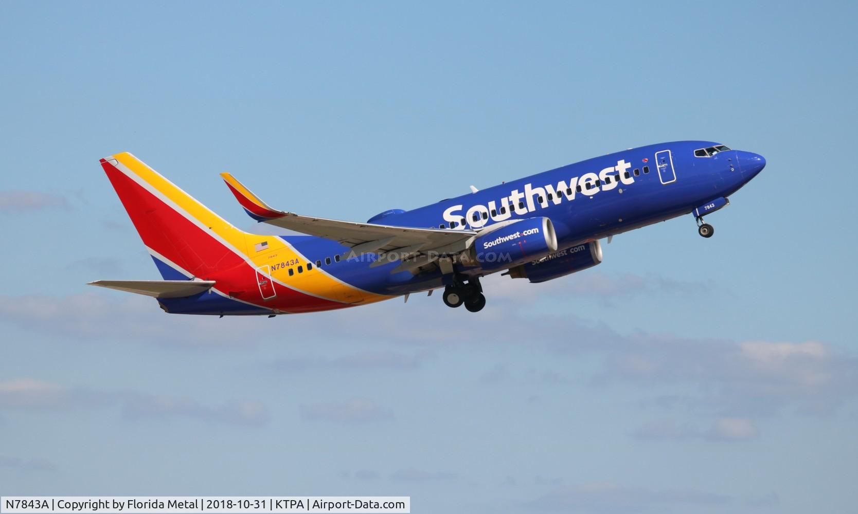 N7843A, 2006 Boeing 737-752 C/N 35786, TPA spotting 2018
