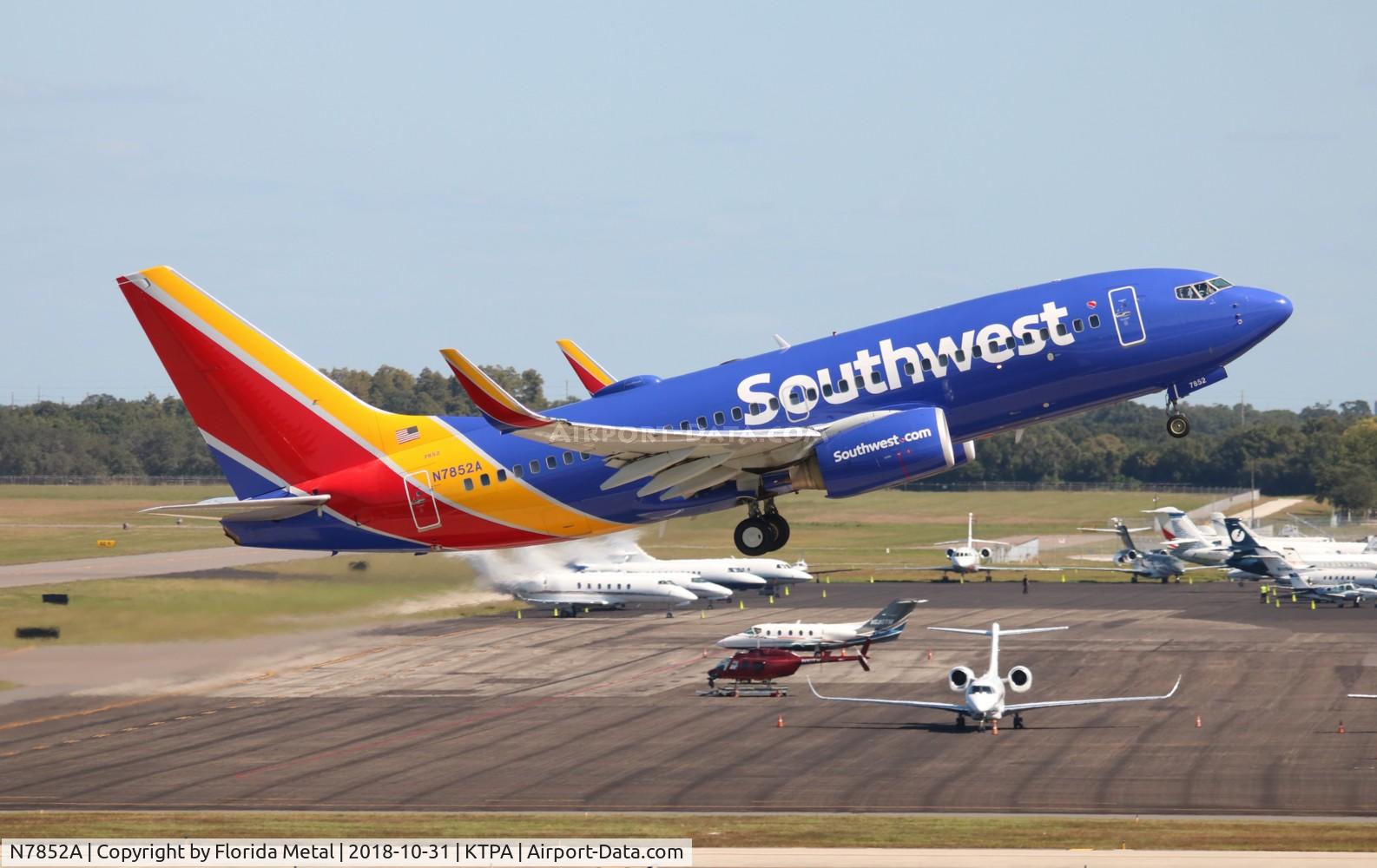 N7852A, 2006 Boeing 737-71B C/N 29371, TPA spotting 2018