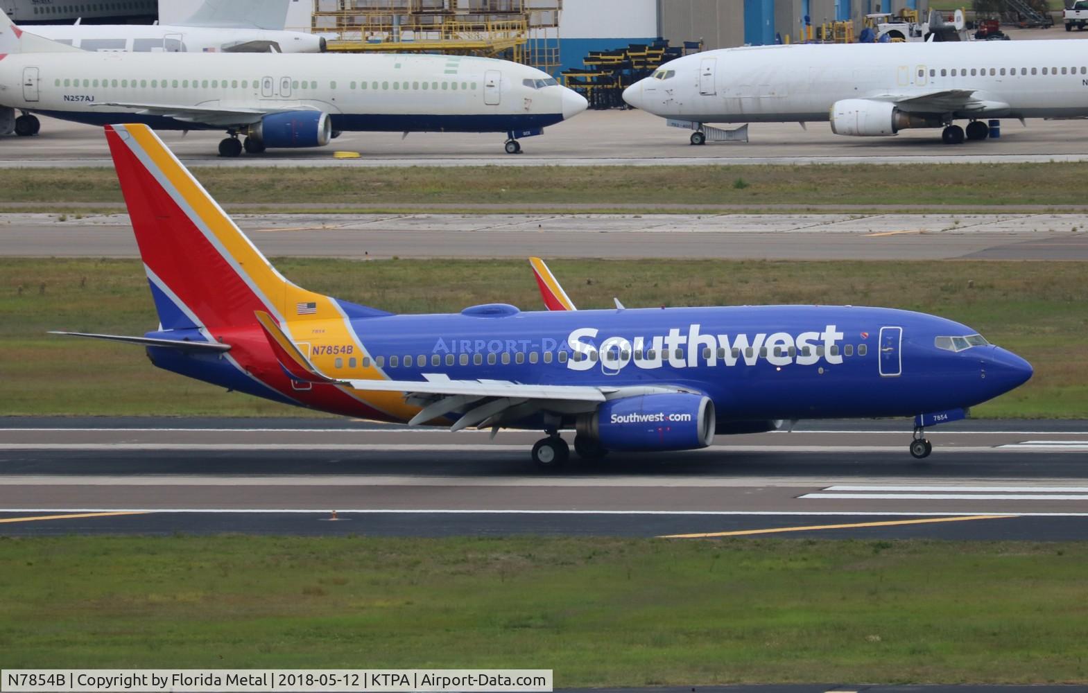 N7854B, 2006 Boeing 737-71B C/N 29372, TPA spotting 2018