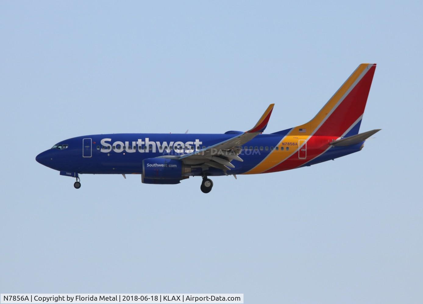 N7856A, 2001 Boeing 737-7Q8 C/N 30630, LAX spotting 2018