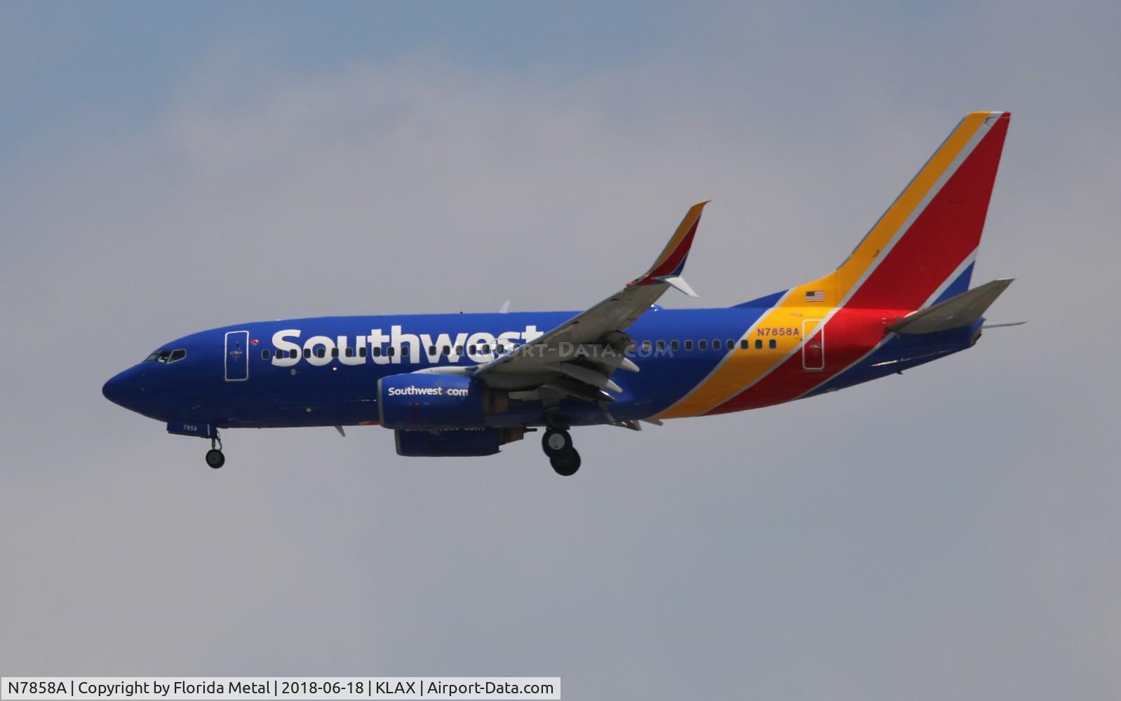 N7858A, 2005 Boeing 737-79P C/N 29361, LAX Spotting 2018