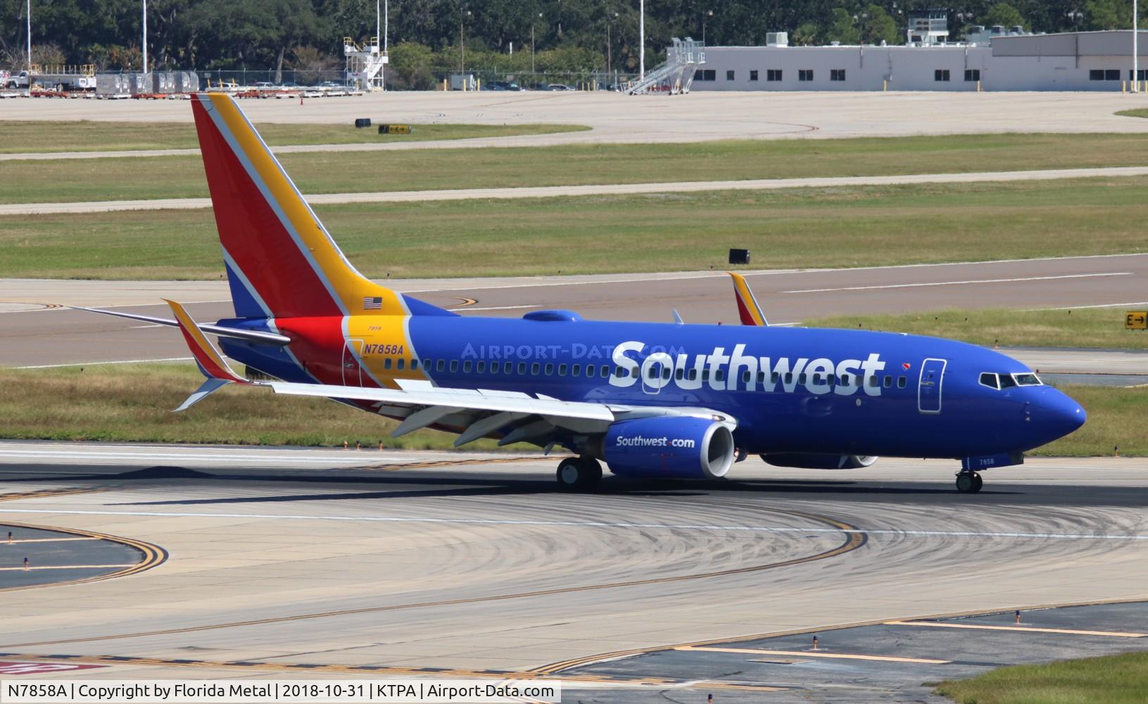 N7858A, 2005 Boeing 737-79P C/N 29361, TPA spotting 2018