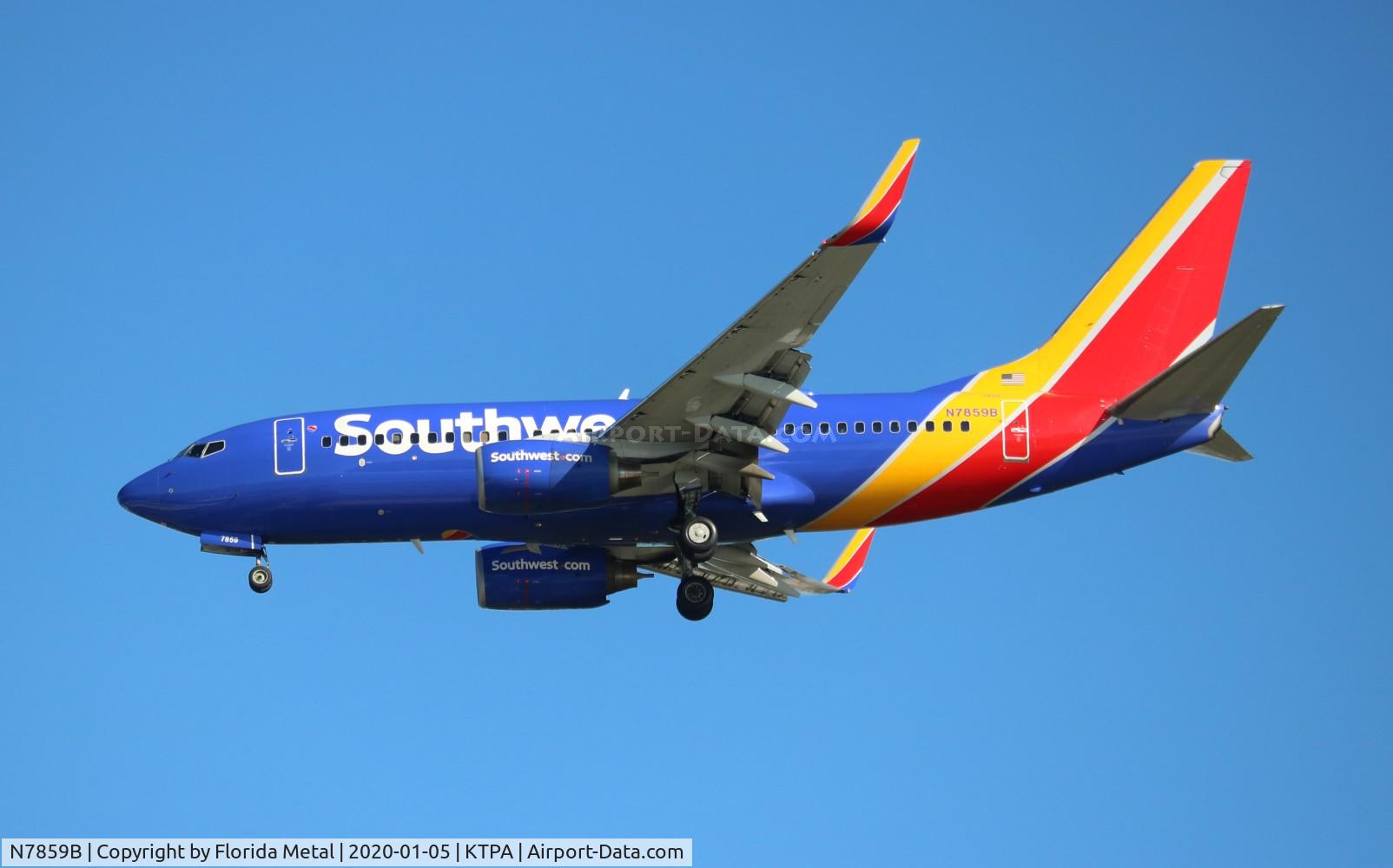 N7859B, 2002 Boeing 737-7Q8 C/N 30641, TPA spotting 2020