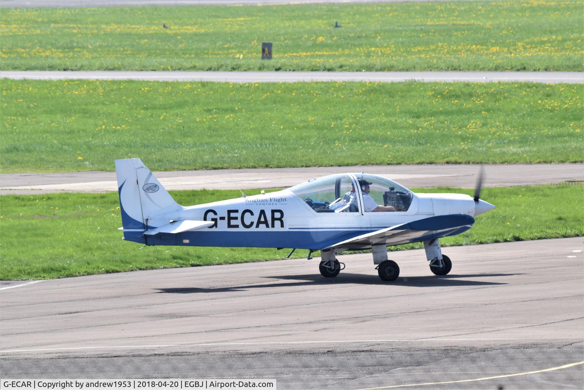 G-ECAR, 1997 Robin HR-200-120B C/N 321, G-ECAR at Gloucestershire Airport.