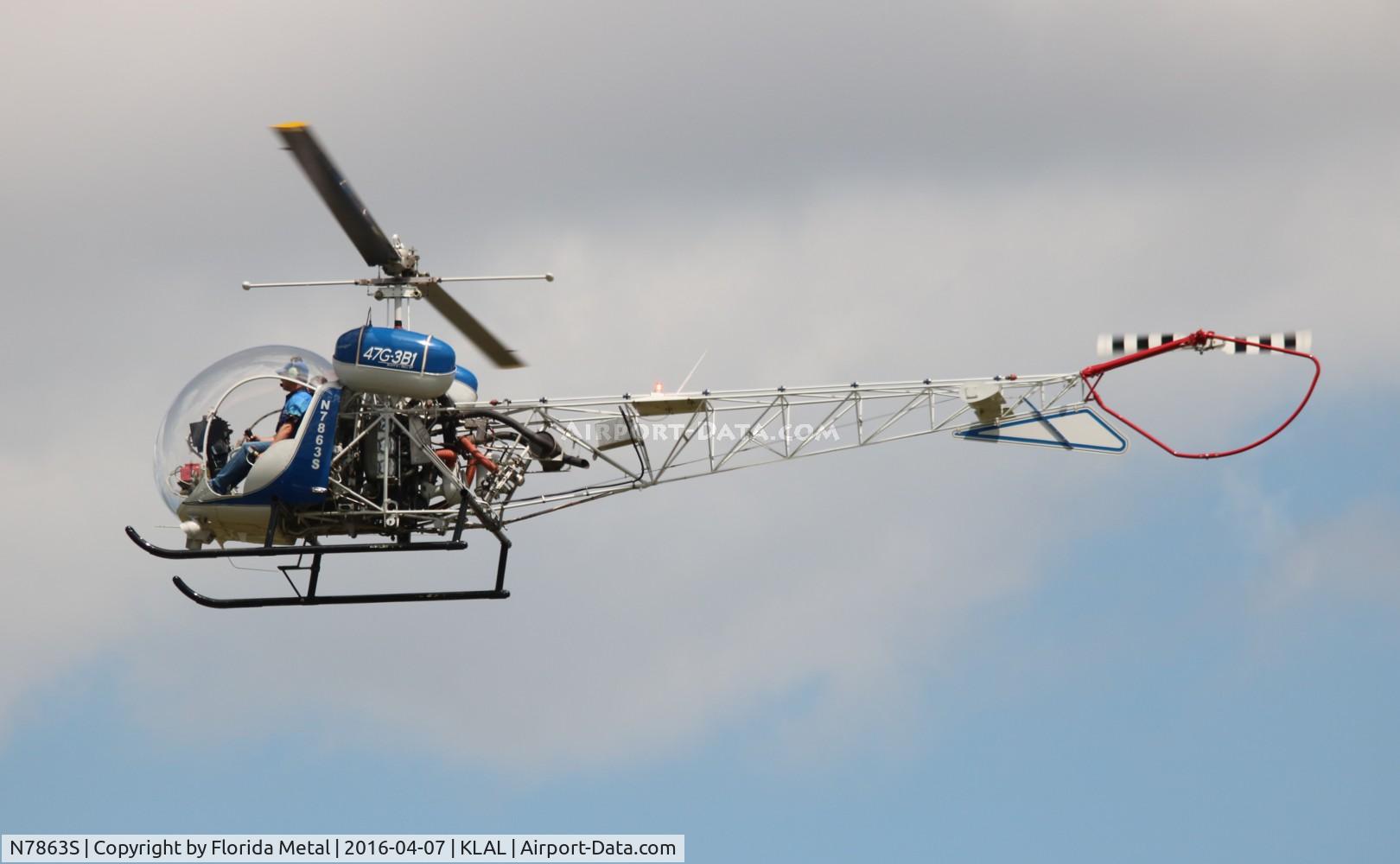 N7863S, Bell 47G-3B-1 Sioux C/N 6630, SNF LAL 2016