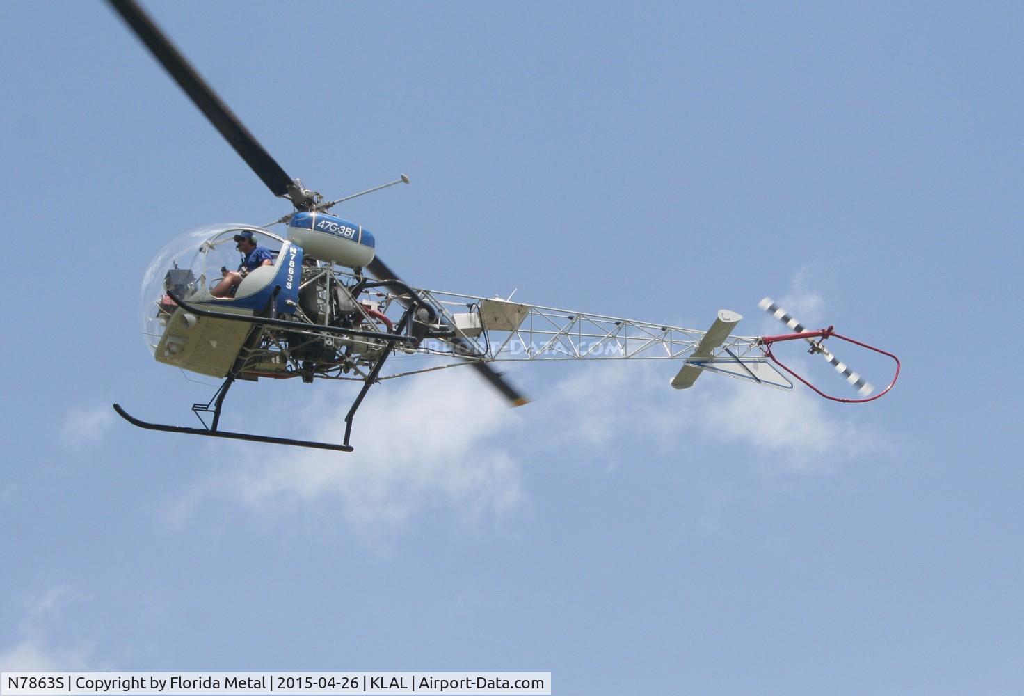 N7863S, Bell 47G-3B-1 Sioux C/N 6630, SNF LAL 2015