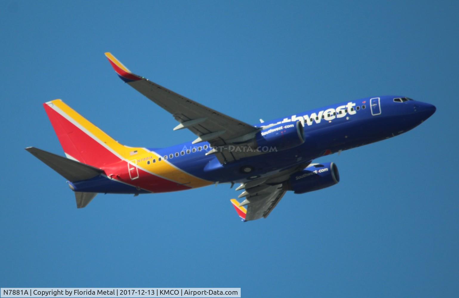 N7881A, 2008 Boeing 737-7CT C/N 35084, MCO spotting 2017