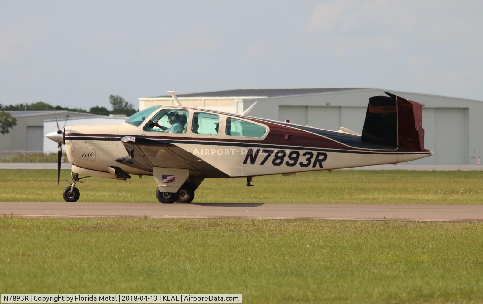 N7893R, 1969 Beech V35A Bonanza C/N D-8945, SNF LAL 2018