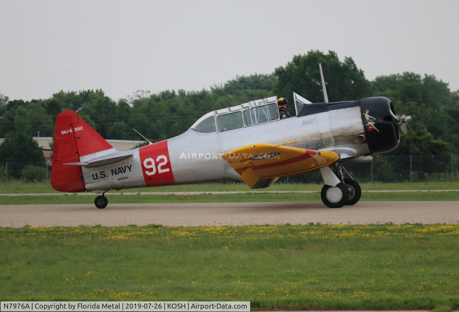 N7976A, 1959 North American AT-6F Texan C/N 121-43192, EAA OSH 2019