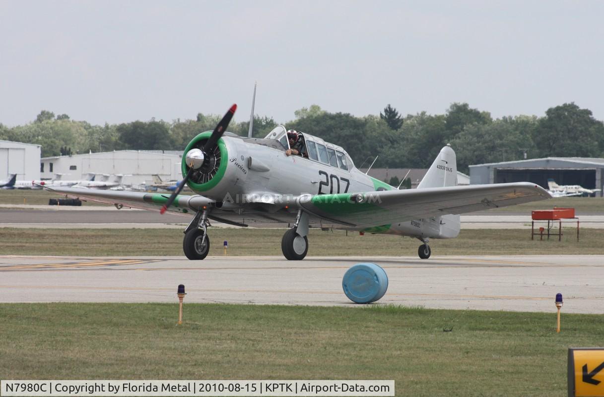N7980C, 1943 North American SNJ-5 Texan Texan C/N 43938, PTK 2010