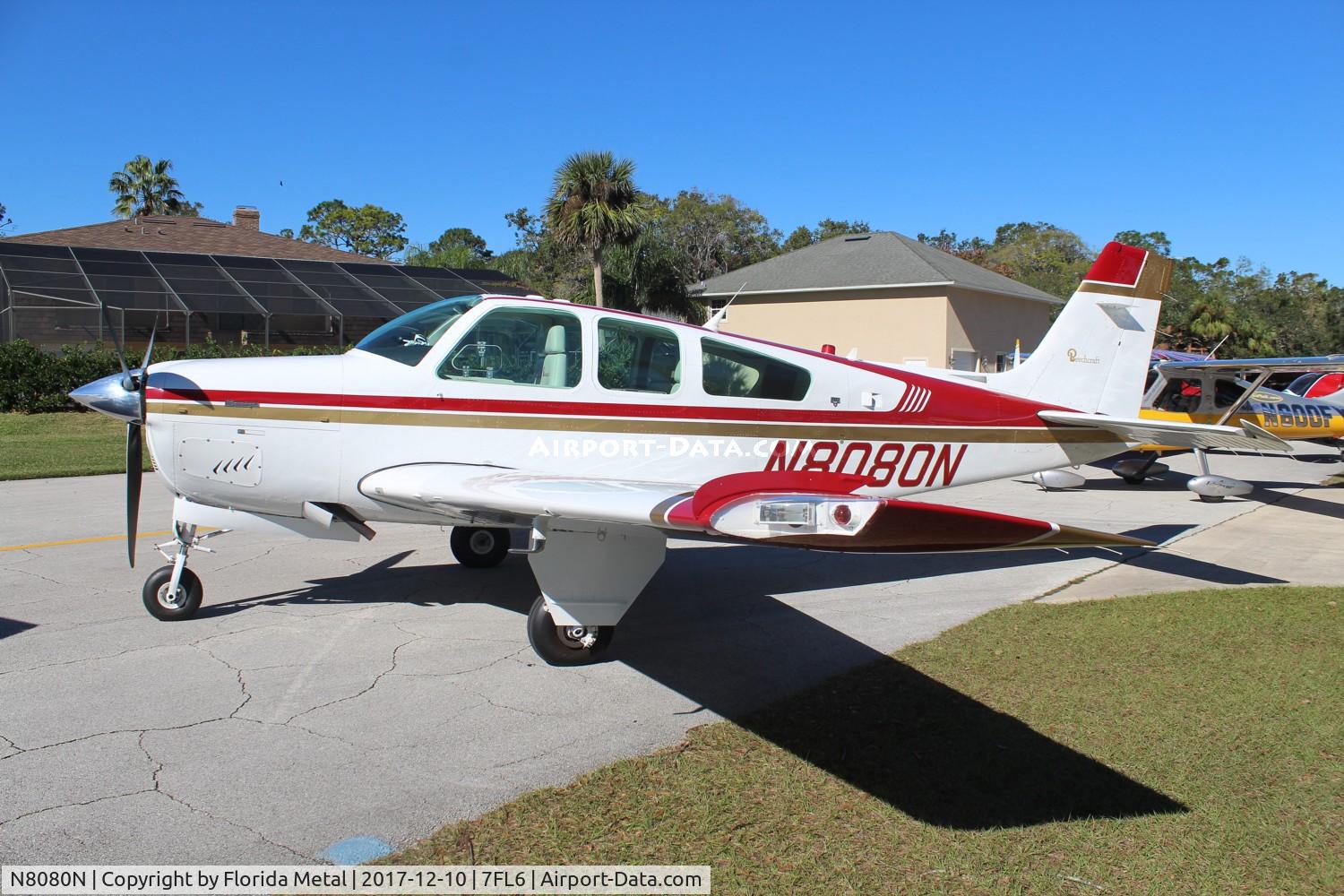 N8080N, 1992 Beech F33A Bonanza C/N CE-1688, Spruce Creek 2017