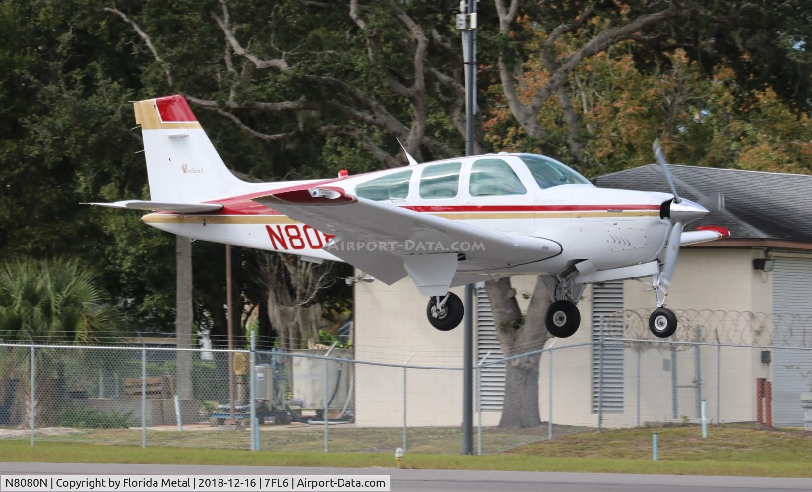 N8080N, 1992 Beech F33A Bonanza C/N CE-1688, Spruce Creek 2018