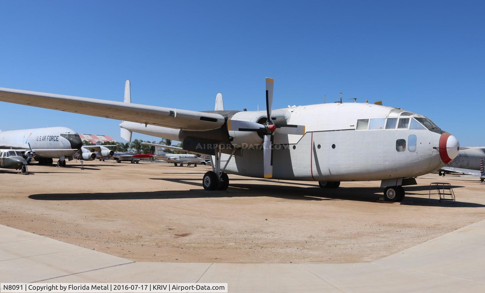 N8091, Fairchild C-119G Flying Boxcar C/N 10906, March AFB Museum 2016