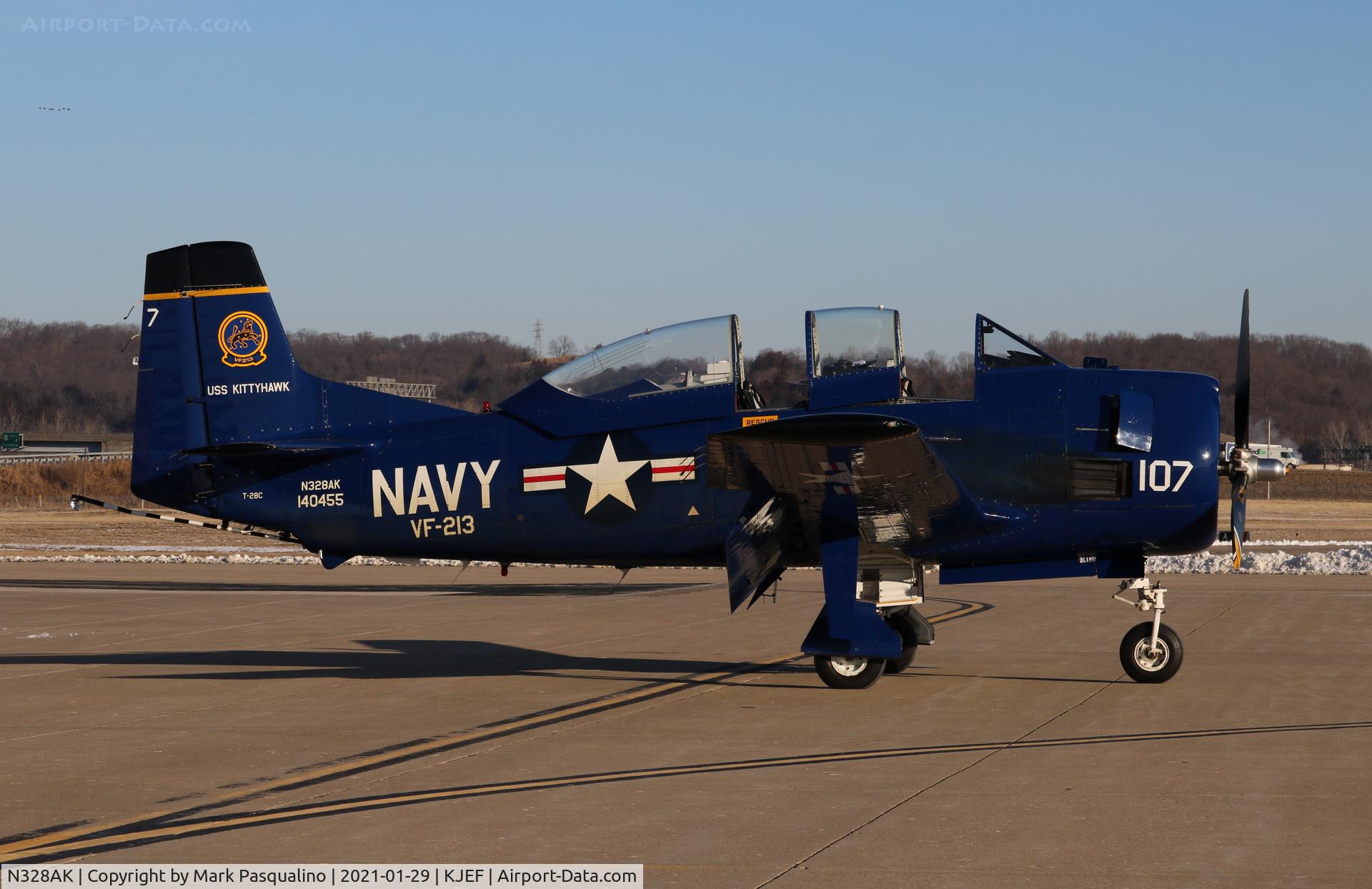 N328AK, 1956 North American T-28C Trojan C/N 226-32 (140455), North American T-28C