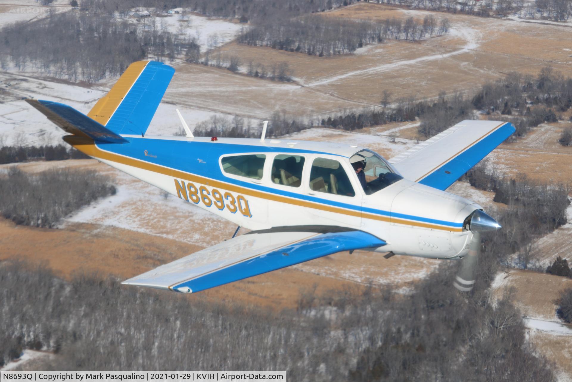 N8693Q, 1964 Beech S35 Bonanza C/N D-7703, Beech S35