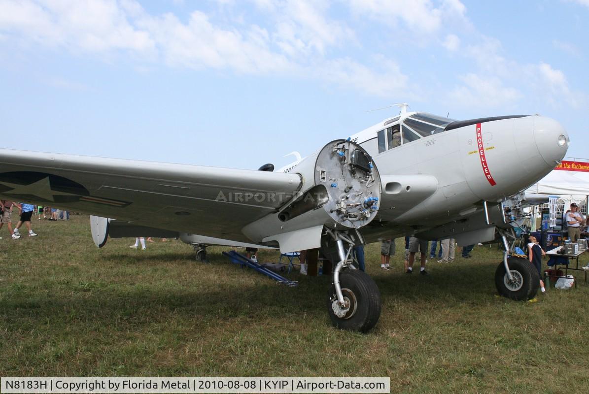 N8183H, 1951 Beech C-45H Expeditor C/N AF-396, TOM YIP 2010