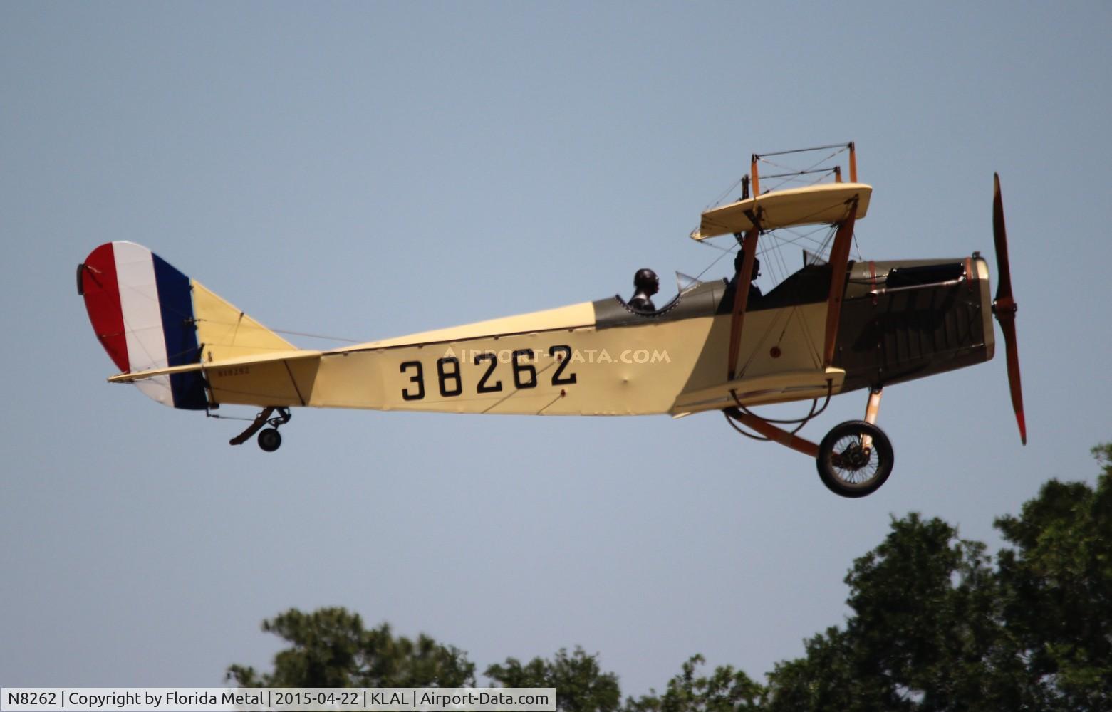 N8262, 2013 Curtiss JN-4D Jenny 2/3 Scale Replica C/N WC001, SNF LAL 2015