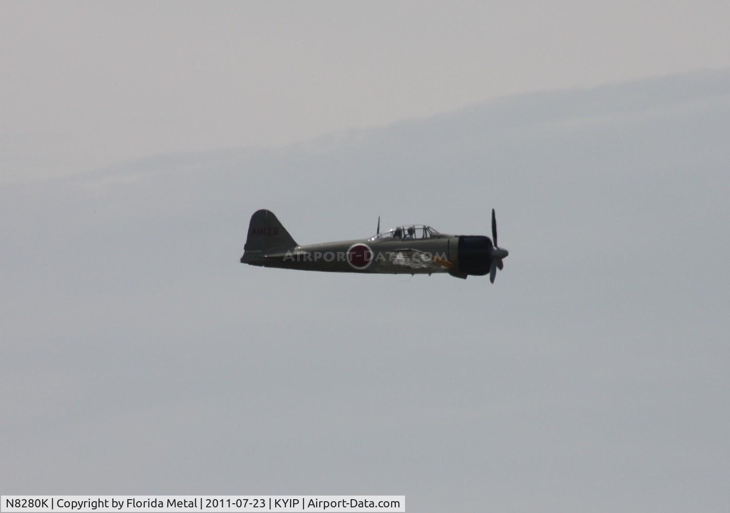 N8280K, 1941 Nakajima A6M2 Model 21 C/N 1498, TOM YIP 2011