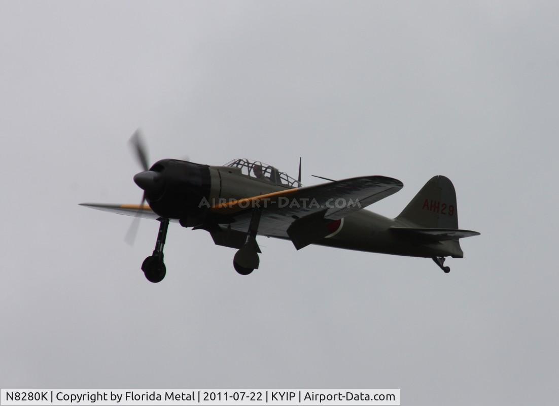 N8280K, 1941 Nakajima A6M2 Model 21 C/N 1498, TOM YIP 2011