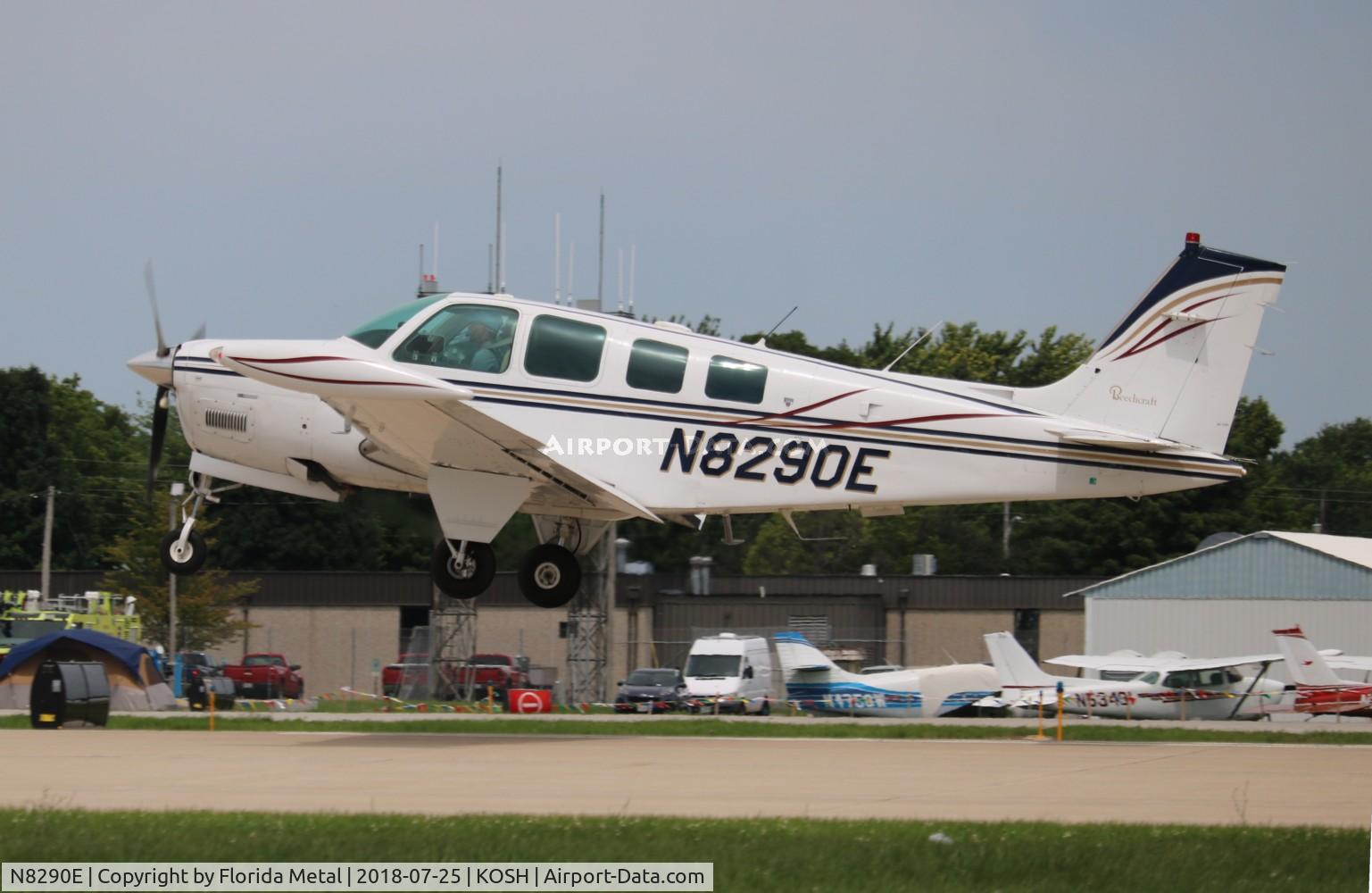 N8290E, 1993 Beech A36 Bonanza 36 C/N E-2805, EAA OSH 2018